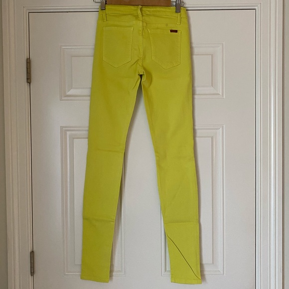 Joe’s Yellow Skinny Jeans - Picture 2 of 4